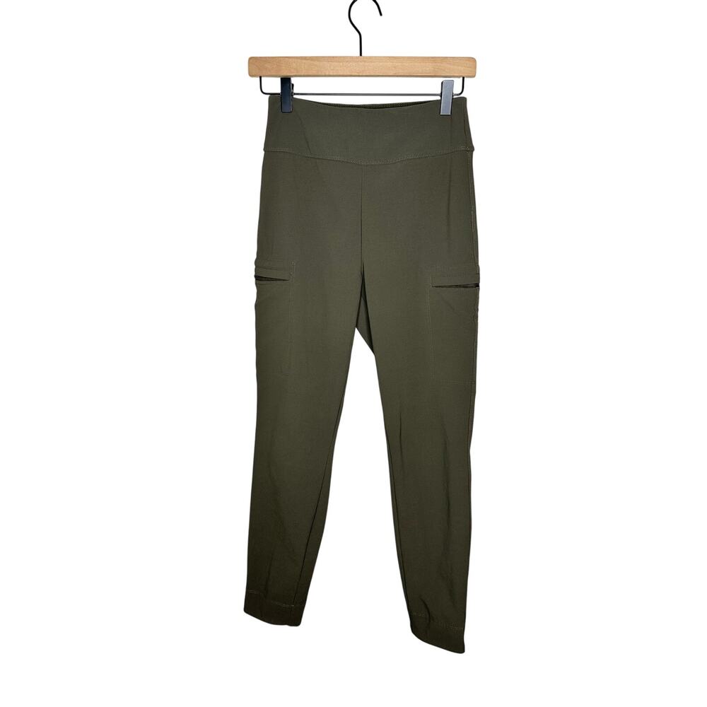 The North Face Paramount Hybrid High Rise Tights Womens Small Olive Green Hiking